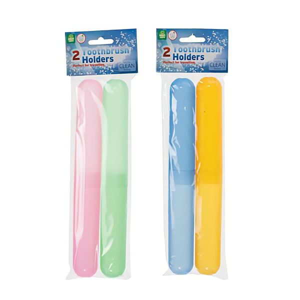 Bulk Pack x 6 Tooth Brush Holder 2Piece 18cm