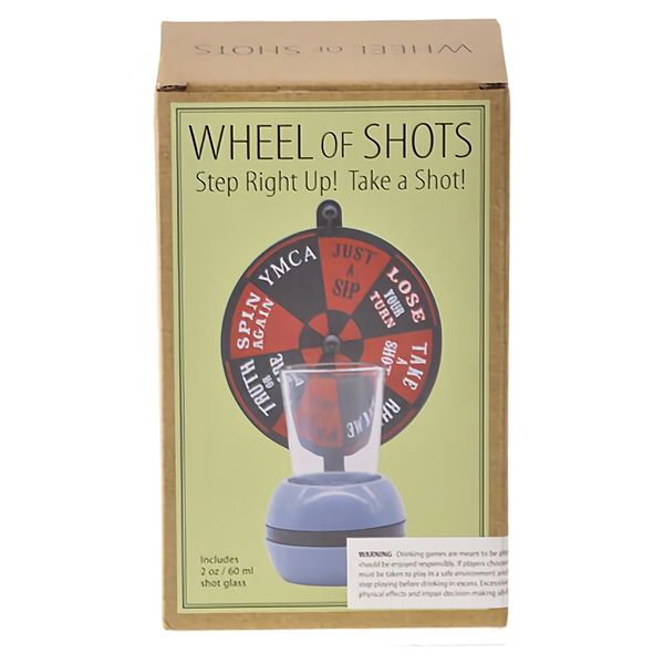 Bulk Pack x 4 Drinking Game Wheel Of Shots
