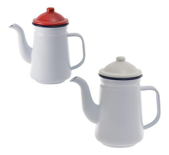 Bulk Pack x 4 Coffee Pot Enamel 15cm
