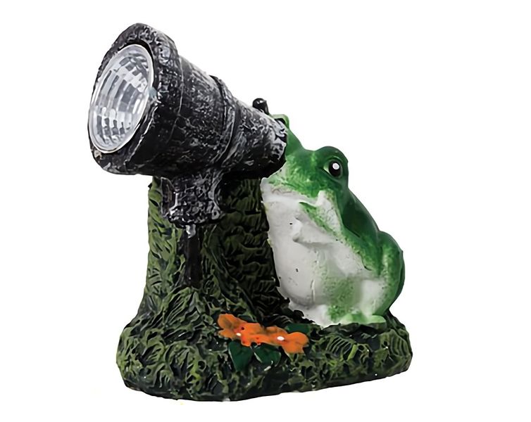 Bulk Pack x 8 Ornament Solar Light Frog &amp; Turtle 11cm