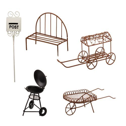 Bulk Pack x 5 Ornament Decor Wire Rustic Small