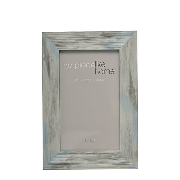 Bulk Pack x 6 Picture-Frame Plastic Stressed Blue 20x25cm