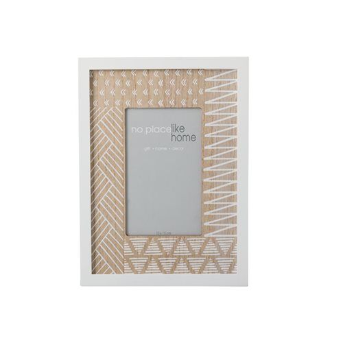 Bulk Pack x 6 Picture-Frame wooden Thick Boho 10x15cm