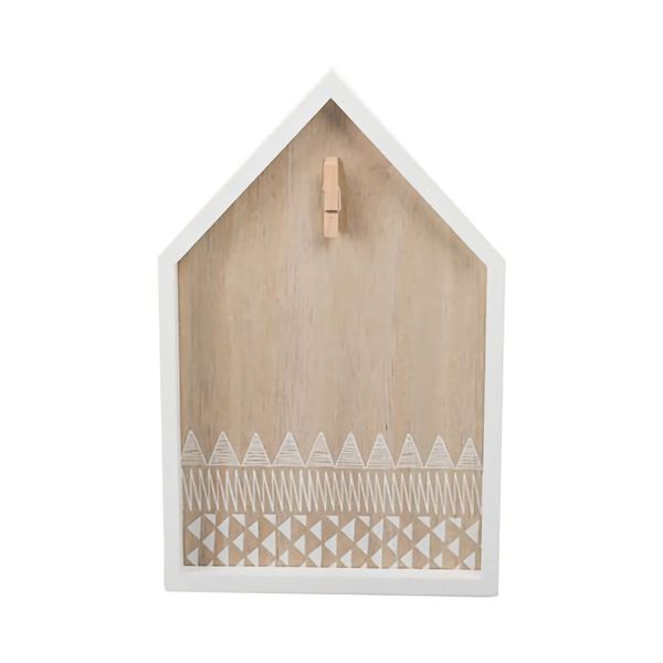 Bulk Pack x 4 Picture-Frame Wooden Boho Peg Board 25cm
