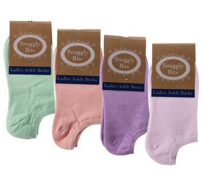 Bulk Pack X 8 Socks Ladies Anklet Pastel