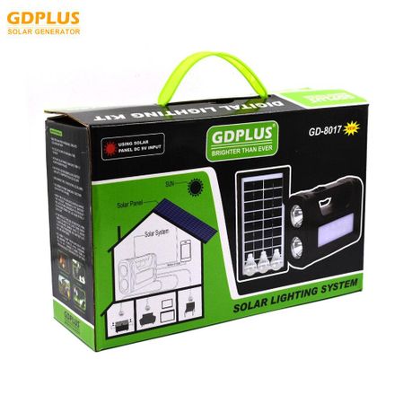 Phunk GDLITE GD-8017 Plus Solar Lighting System Kit | Shop Today