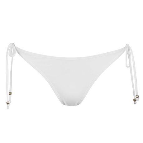 ladies white bikini