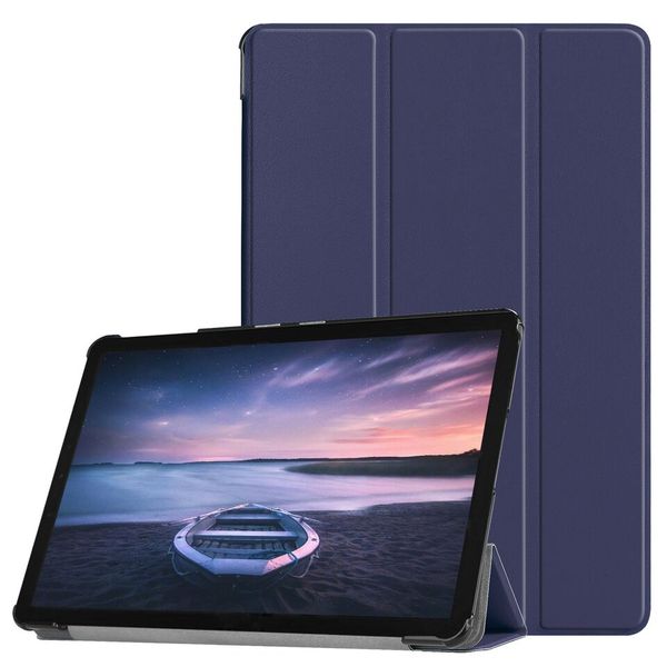 TUFF-LUV Flip Case For Samsung Galaxy Tab S4 10.5" - Blue