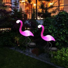 flamingo solar lights the range