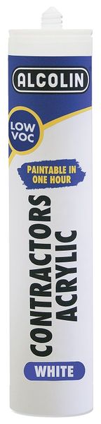 Alcolin - 260ml Contractors Acrylic - White