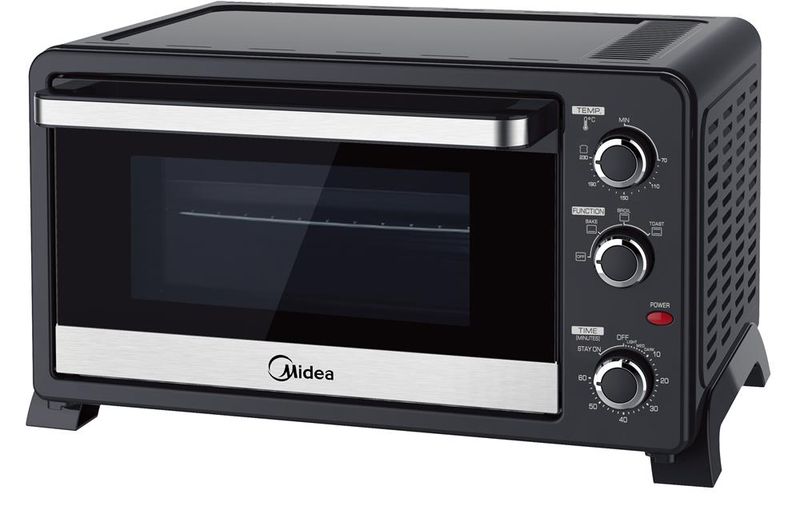 Midea - 25 Litre Mini Oven - Black
