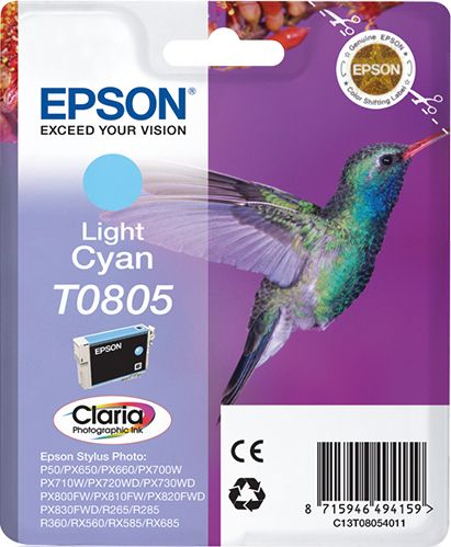 Epson - Ink - T0805 - Light Cyan - Hummingbird