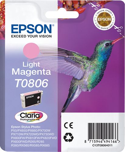 Epson - Ink - T0806 - Light Magenta - Hummingbird