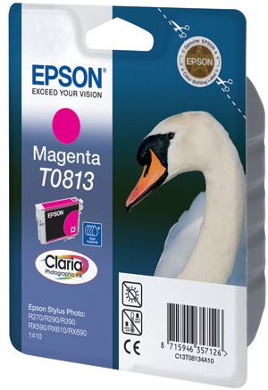 Epson - Ink - T0813 - Magenta - Swan