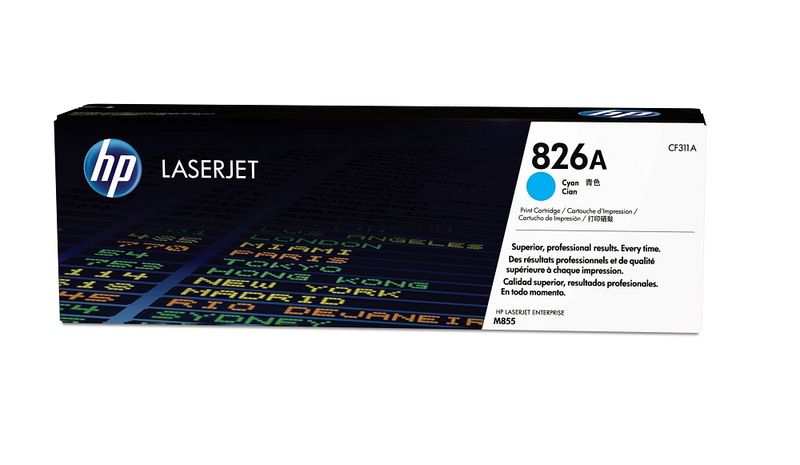 Hp # 826A Clj M855 Cyan Print Cartridge image