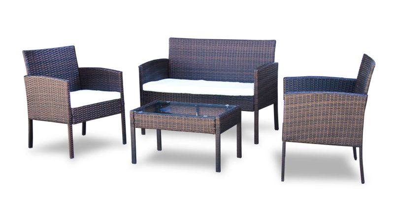 Fine Living - Rattan 4 Piece Furniture Set - Montego