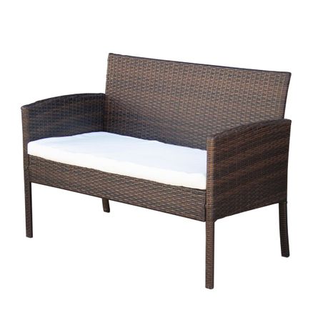 rattan 4 piece furniture set