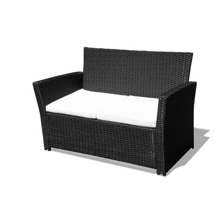 wicker chair and settee outdoor cushion set