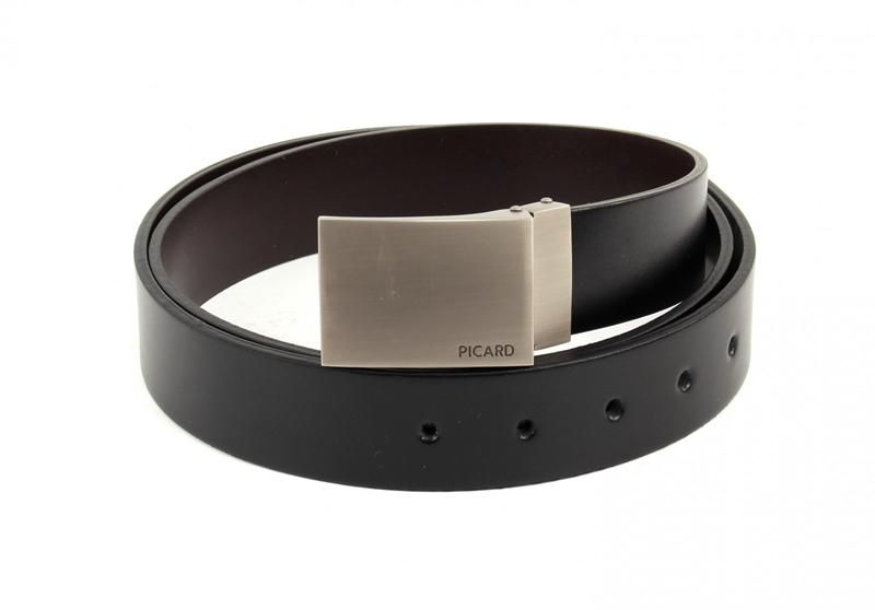 Picard 1092 Reversible Leather Belt - Black &amp; Brown