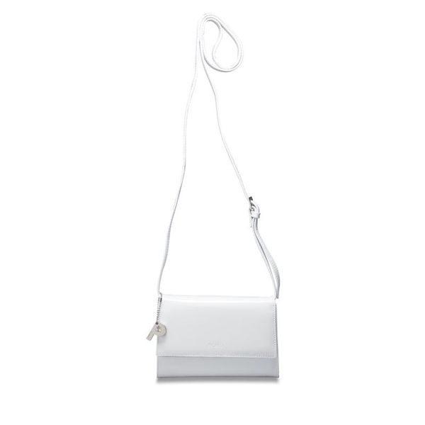 Picard Patent Leather Auguri Handbag - White Gloss