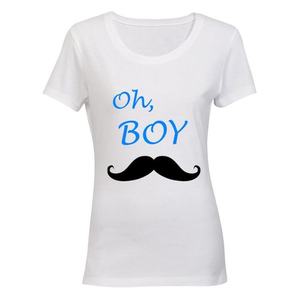 Oh Boy! - Ladies - T-Shirt - White
