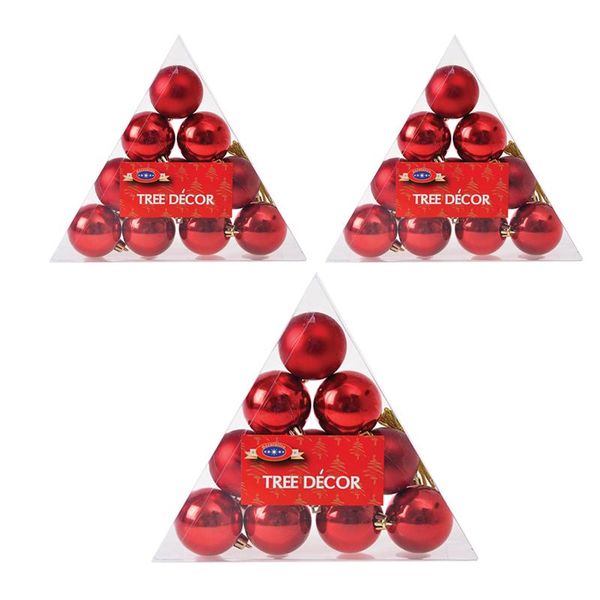 Christmas Balls 5cm Ornaments for Tree Décor (Pack of 30) - Gold