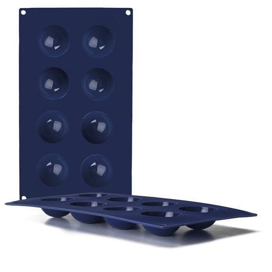 Ibili - Blueberry 8 Cavity Half Sphere Silicone Pan