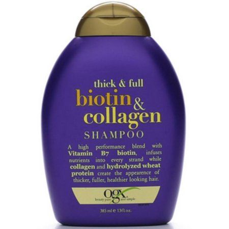 Ogx Thick &amp; Full Biotin and Collagen Shampoo - 385ml