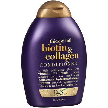 Ogx Thick &amp; Full Biotin and Collagen Conditioner - 385ml