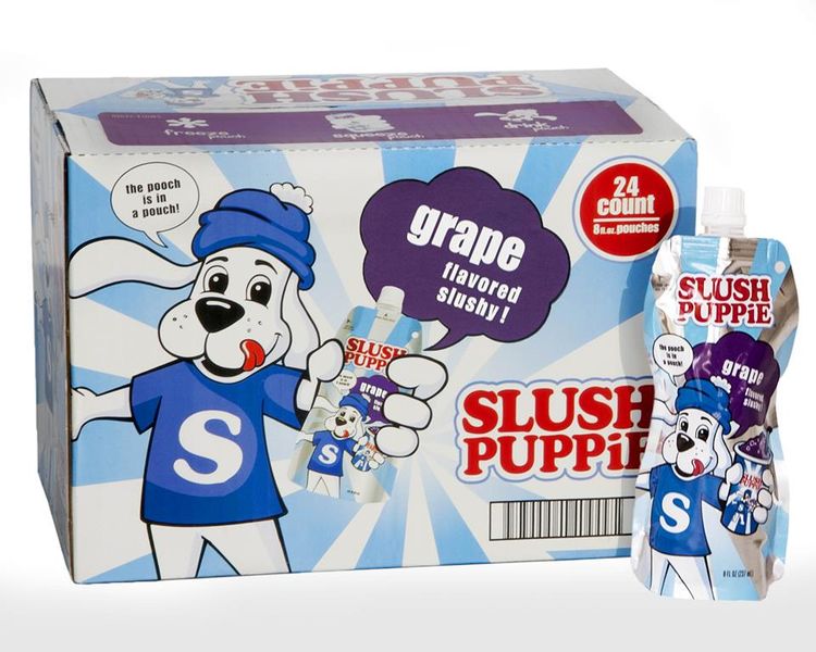 SLUSH PUPPIE POUCH - GRAPE - 24 x 237ml