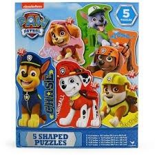 Paw Patrol 5 Shaped In A Box Puzzles