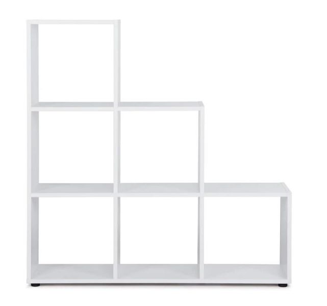 Finori - Bergamo-1 Display Unit with 3 Tiers - White