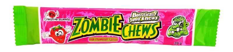 Zombie Chews - Strawberry 24 x 20g Chew