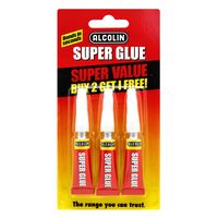 Alcolin - Super Glue Value Pack - 3 X 3g | Buy Online in South Africa ...