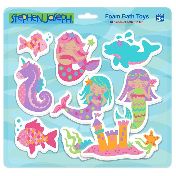 Stephen Joseph Foam Bath Toy Mermaid
