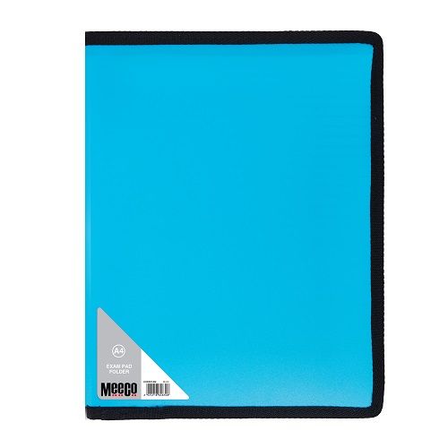 Meeco: A4 Exam Pad Folder - Blue