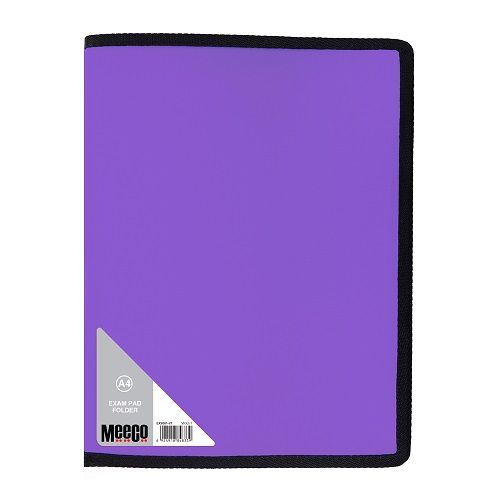 Meeco: A4 Exam Pad Folder - Violet