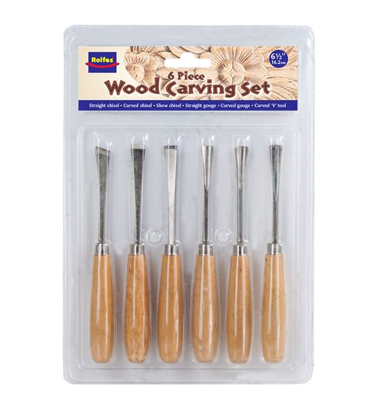 Rolfes Wood Carving Set 6 piece