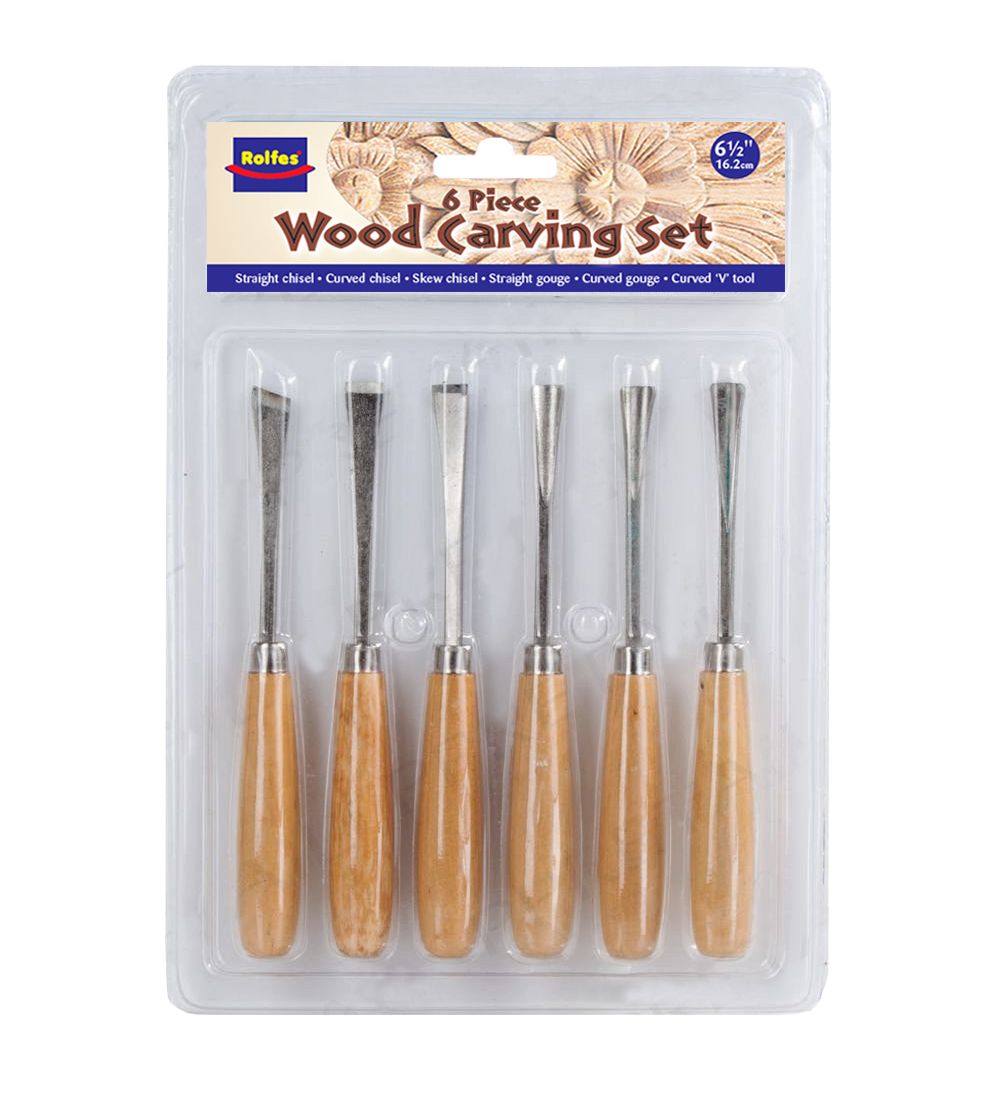 Rolfes Wood Carving Set 6 piece Shop Today. Get it Tomorrow