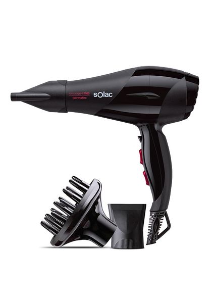 Solac Professional Hair Dryer - Black