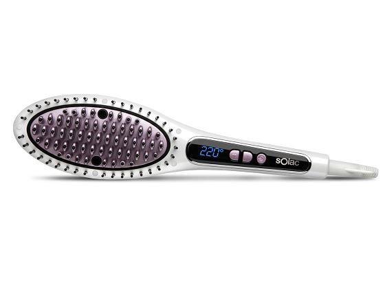 Solac Hot Brush - White/Purple