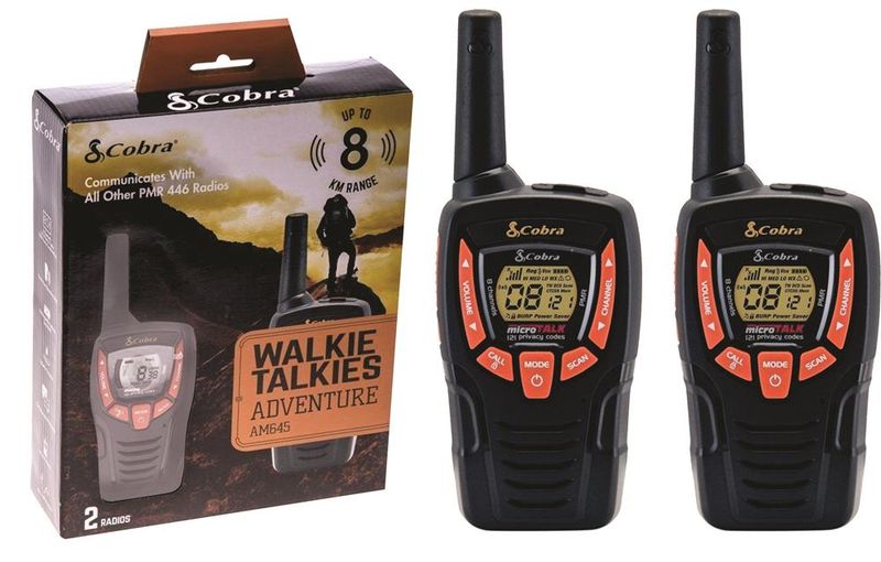 Cobra 2-Way Radio Am 645 2 Pack - 8KM