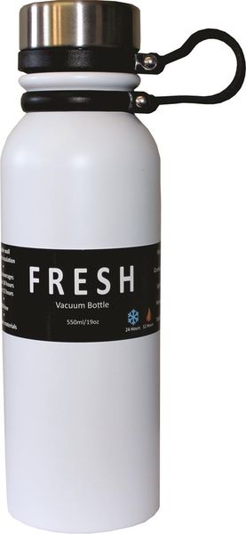 Thermosteel Vacuum Ss Bottle 550ml White