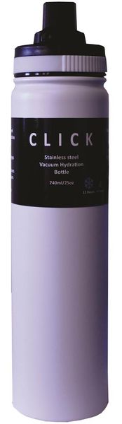 Thermosteel Click Vacuum Ss Bottle 750ml White