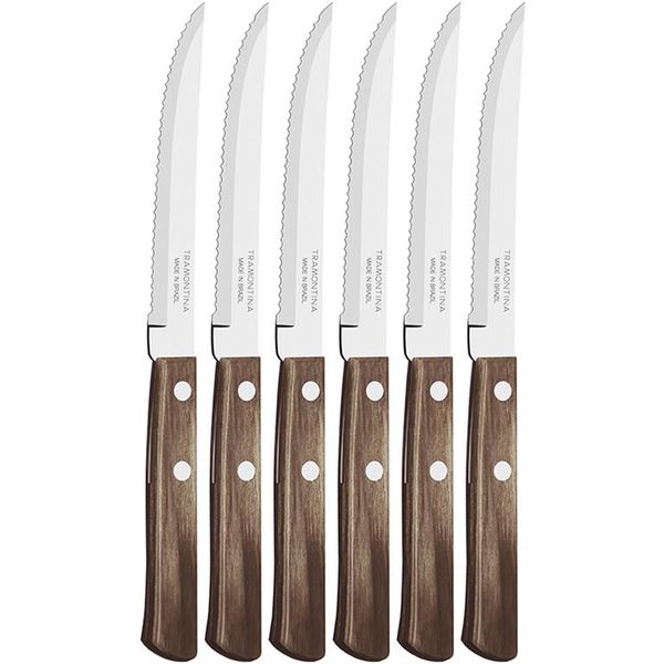 Tramontina 6 Piece Steak Knives Set - Serrated