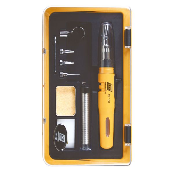 HellermannTyton TP100K Gas Soldering Iron Kit 20 - 100W