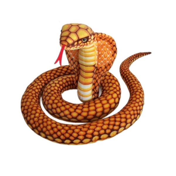 Snake Plush Brown Cobra