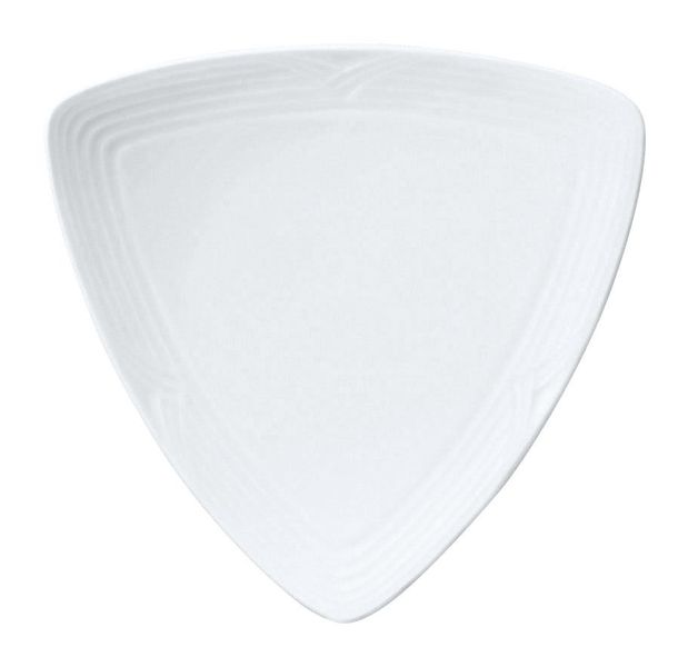 Noritake - 21cm Arctic White Triangle Plates - Set of 4