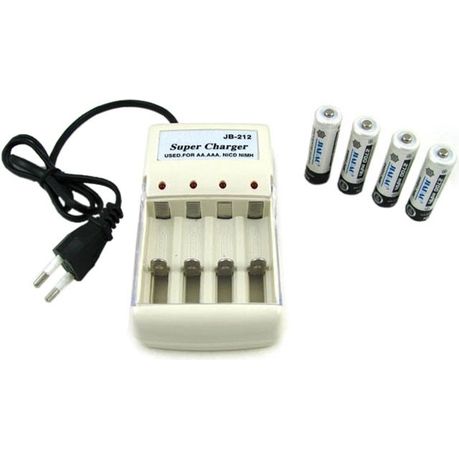 LED power charger for AA and AAA with 4pcs Rechargeable Batteries | Buy  Online in South Africa 