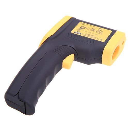 Laser Non-Contact Digital Infrared Thermometer - Yellow/Black